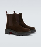 Christian Louboutin Devon College suede Chelsea boots