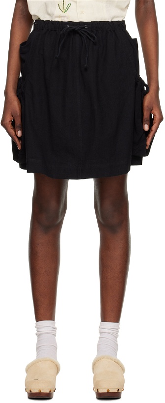 Photo: Story mfg. SSENSE Exclusive Black Salt Miniskirt