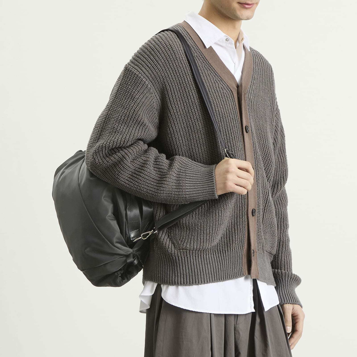 Master-Piece COCOON 2-Way Duffel Bag - Small in Black 