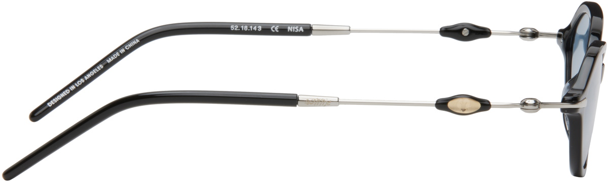 BONNIE CLYDE Black & Silver Nisa Sunglasses Bonnie Clyde