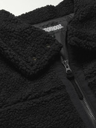 Neighborhood - B-3 Shell-Trimmed Fleece Jacket - Black