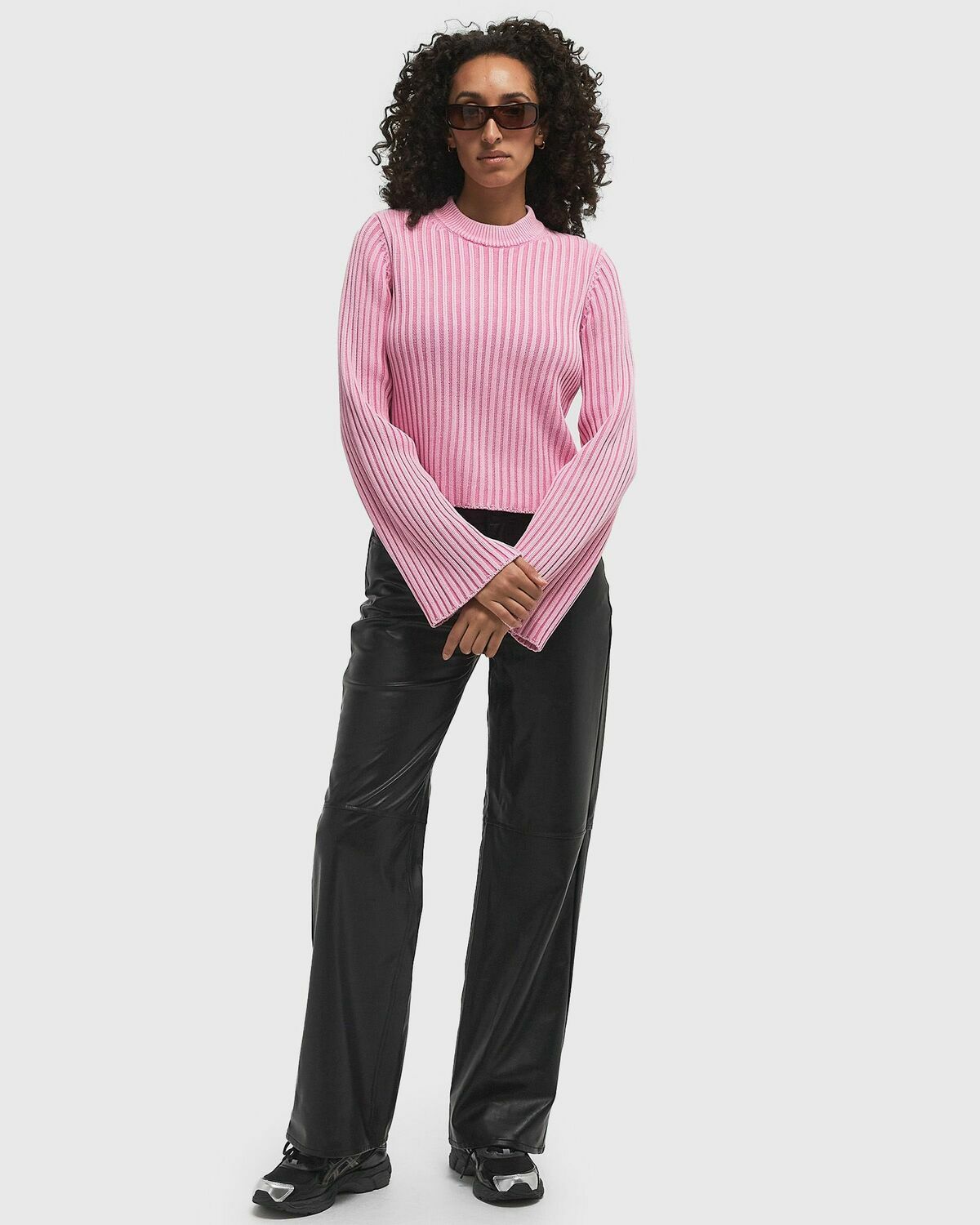 Envii ENALMA LS KNIT 7202 pink Womens Pullover