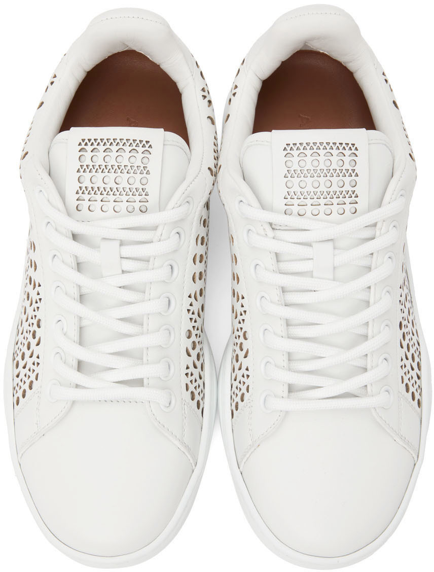ALAÏA White Vienne Sneakers