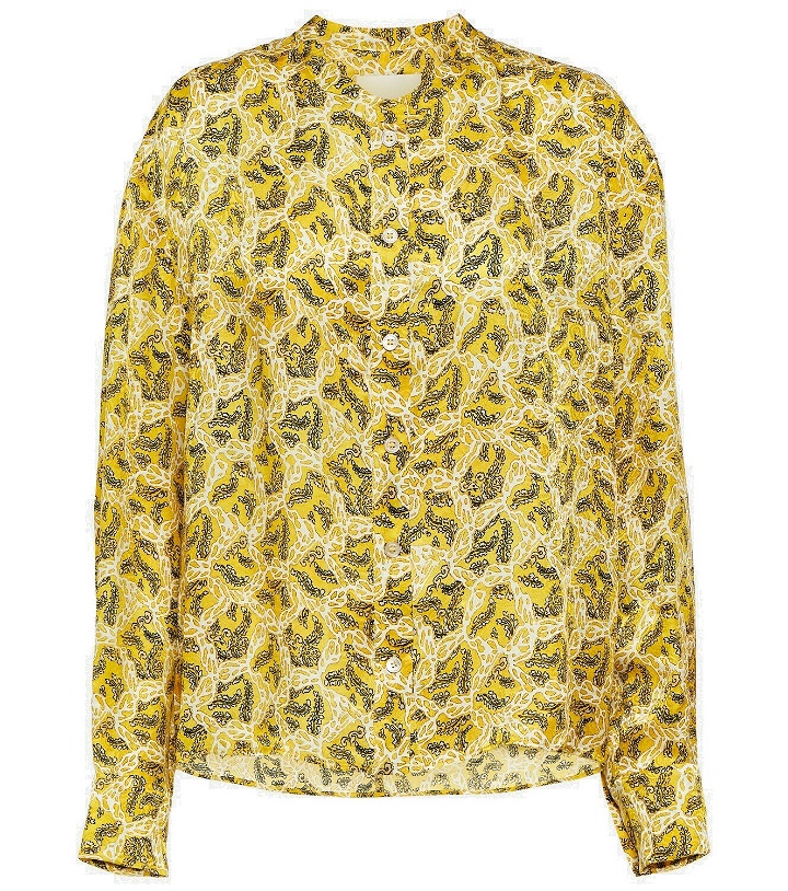 Photo: Isabel Marant Printed silk-blend blouse