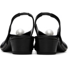 Sandy Liang Black Pearl Slingback 40 Heels