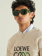 LOEWE - Inflated Square-Frame Acetate Sunglasses