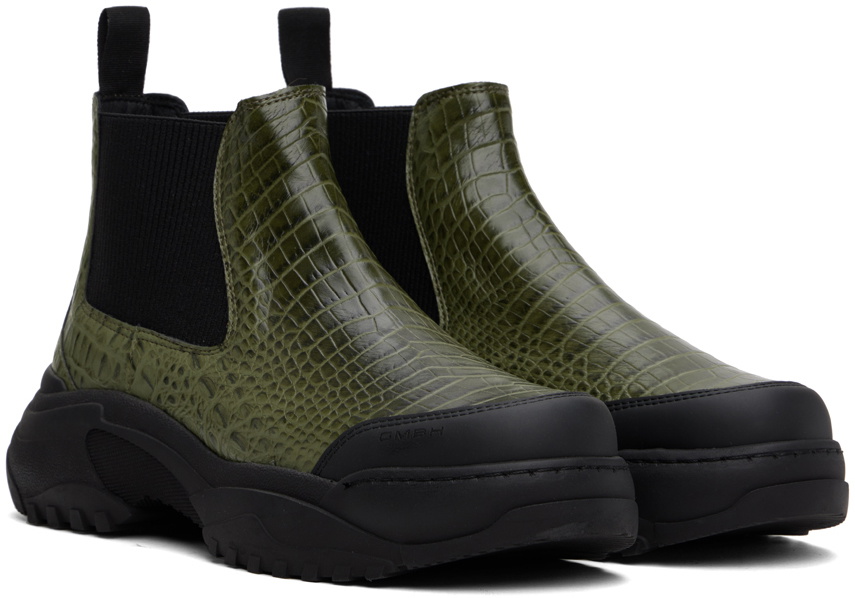 GmbH Green Low Chelsea Boots