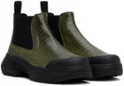 GmbH Green Low Chelsea Boots