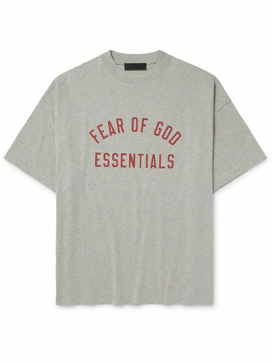 FEAR OF GOD ESSENTIALS - Oversized Logo-Print Cotton-Jersey T-Shirt ...