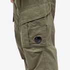 C.P. Company Men's Micro Reps Cargo Trouser in Bronze Green