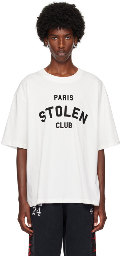 Photo: Stolen Girlfriends Club White Paris Varsity T-Shirt