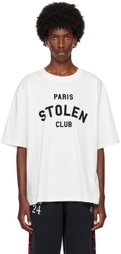 Stolen Girlfriends Club White Paris Varsity T-Shirt