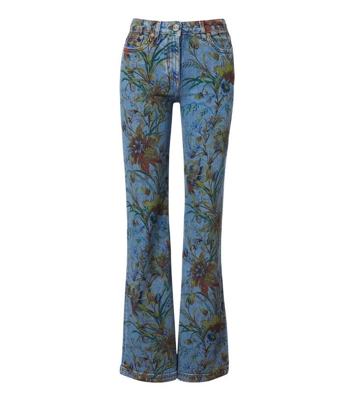 Photo: Etro Floral flared jeans