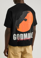 God Made Heritage Logo-print Cotton T-shirt Black