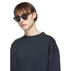 Dries Van Noten Black and Grey Linda Farrow Edition 184 C1 Sunglasses