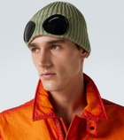 C.P. Company Goggle ribbed-knit wool beanie