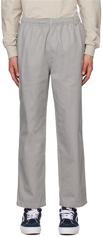 Photo: thisisneverthat Gray Easy Trousers