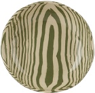 Henry Holland Studio Green & White Stripe Pasta Bowl