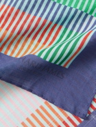 Richard James - Striped Cotton-Voile Pocket Square