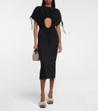Christopher Kane - Cutout cotton midi dress