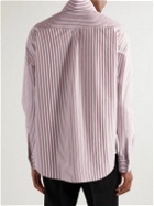 Bottega Veneta - Striped Cotton Shirt - Brown