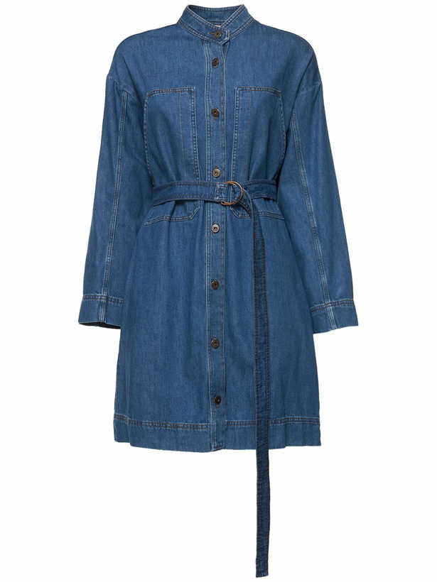 Photo: WEEKEND MAX MARA Finito Belted Denim Dress