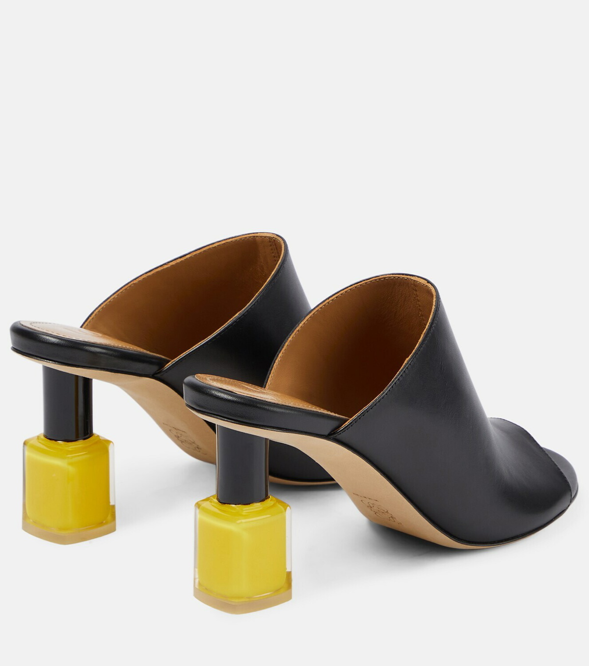 Loewe - Nail Polish embellished leather mules Loewe