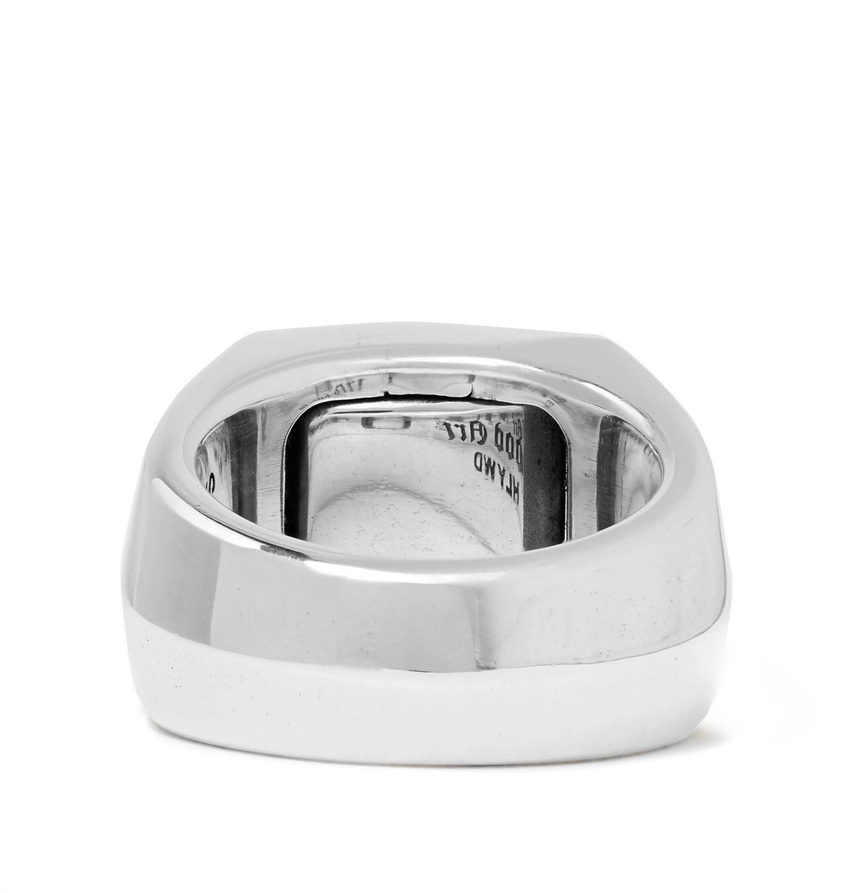 GOOD ART HLYWD - Flipiddy Dippidy Sterling Silver Signet Ring - Silver