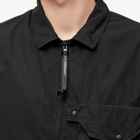 C.P. Company Men's Arm Lens Zip Shirt in Black