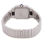 Cartier Santos Small Model Quartz Silver Dial Watch WSSA0082