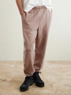 Cherry Los Angeles - Hollywood Tapered Printed Cotton-Fleece Sweatpants - Brown