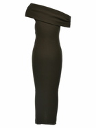 Courrèges twist Rib Knit Long Dress