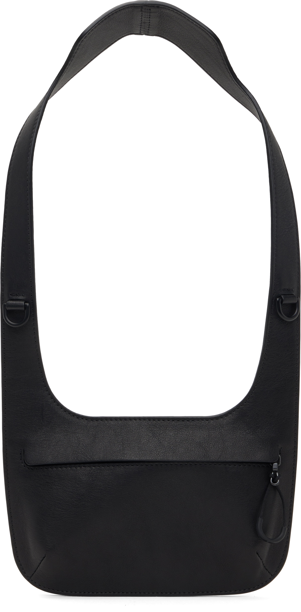 JOHANNA PARV Black Leather Neck Bag