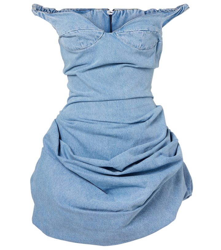 Photo: Magda Butrym Denim midi dress