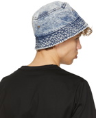 Hugo Blue Denim Bucket Hat