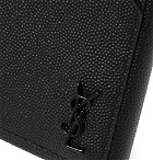 SAINT LAURENT - Logo-Embossed Leather iPhone X Case - Black