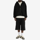 Represent Men's Initial Boxy Zip Hoodie in Black