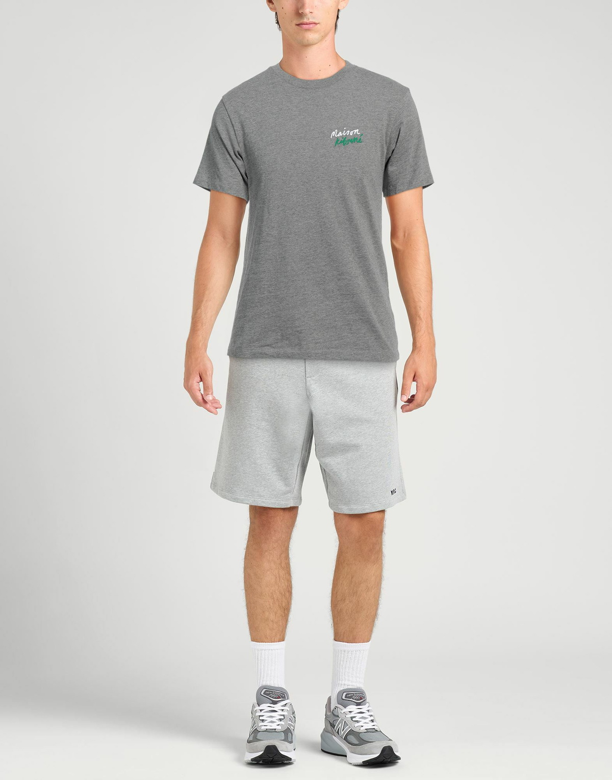 Maison Kitsuné Mens T-shirt in Grey