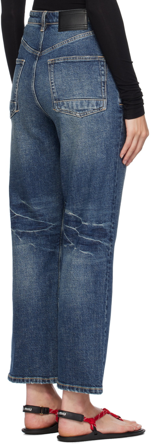 Fax Copy Express Blue 333 Wash Straight Leg Jeans