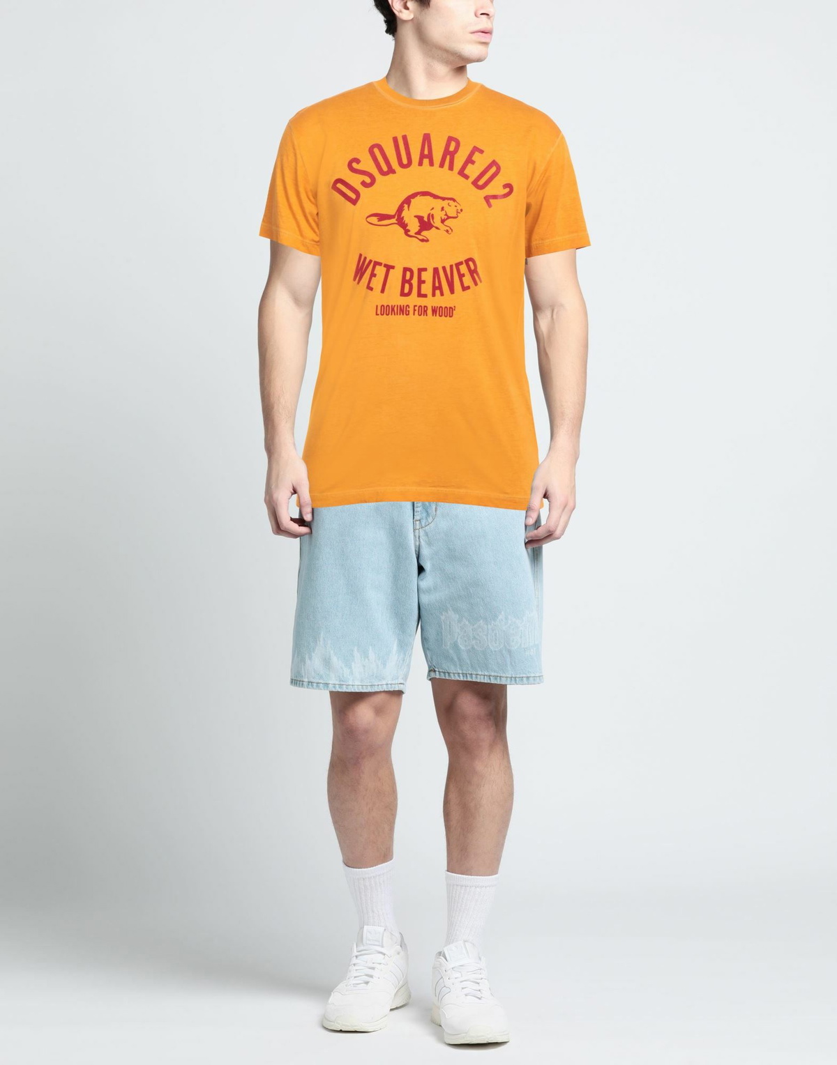 Dsquared2 Mens T-shirt in Orange