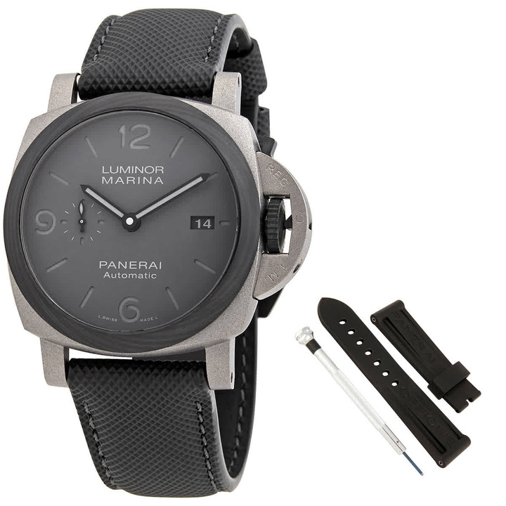 Photo: Panerai Luminor Marina TuttoGrigio Automatic Grey Dial Mens Watch PAM01662