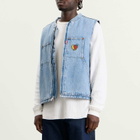 Levi's Men's x Sky High Farm Universe Vest in Mid Stone Wash