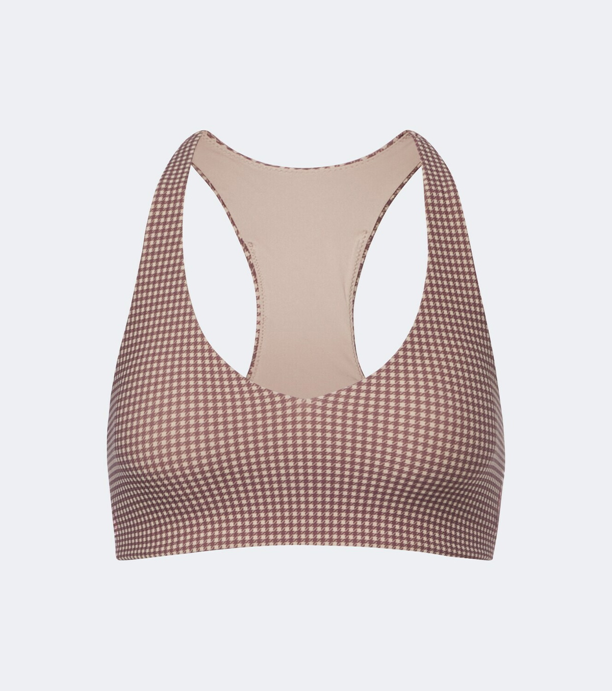 The Upside Palacio Getta gingham sports bra