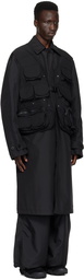 Junya Watanabe Black Layered Coat