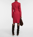 Max Mara Odessa wool blazer minidress