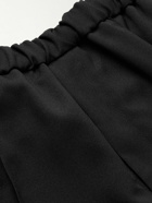 Jil Sander - Tapered Cropped Gabardine Trousers - Black