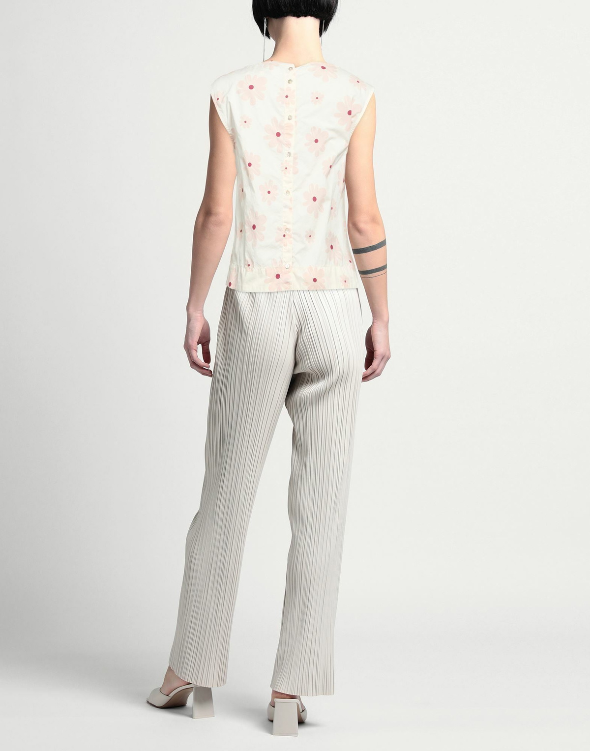 Alessia Santi Womens Top Cream