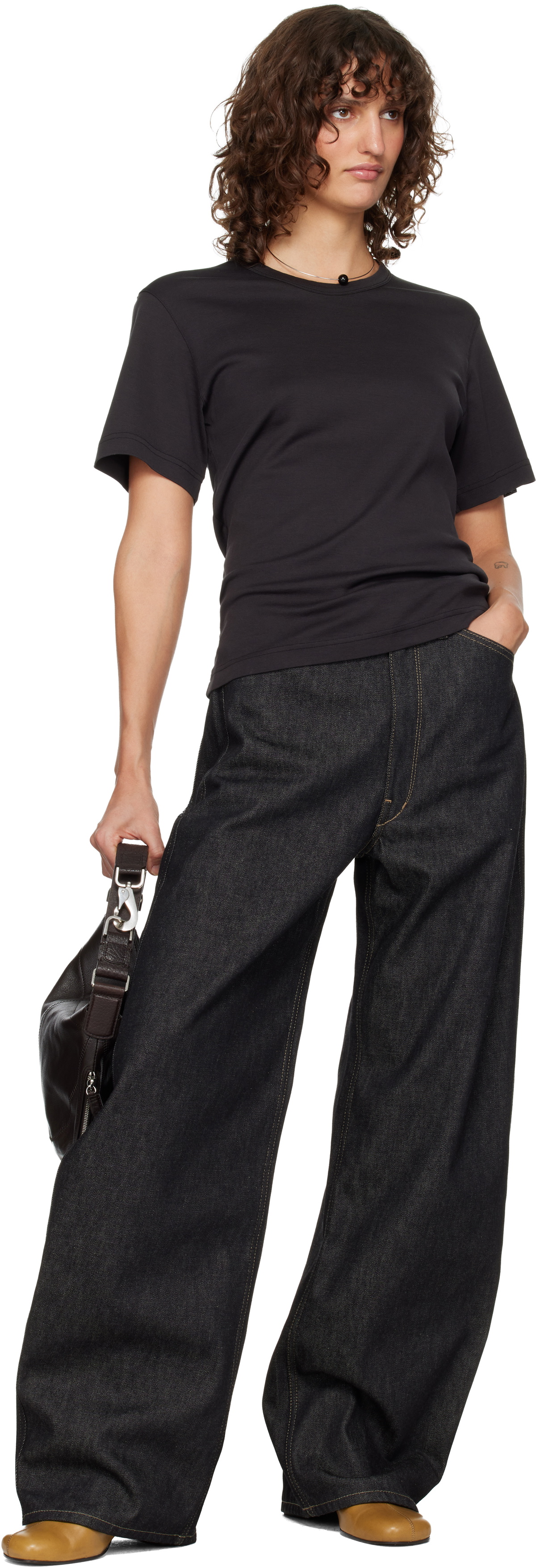 LEMAIRE Tan Anatomic 55MM Boots