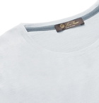 Loro Piana - Slim-Fit Silk and Cotton-Blend Jersey T-Shirt - Gray