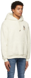 Polo Ralph Lauren White Ski Polo Bear Hoodie